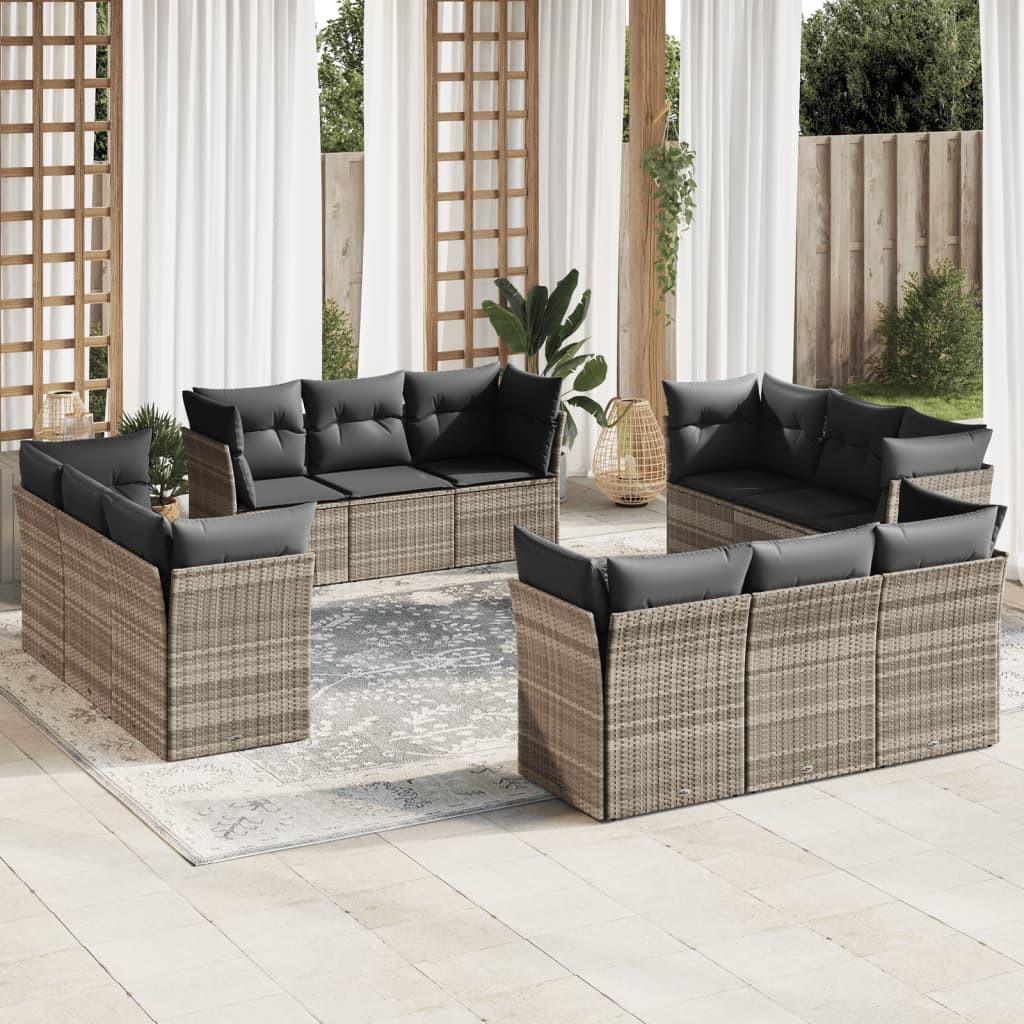 VidaXL Garten sofagarnitur poly-rattan