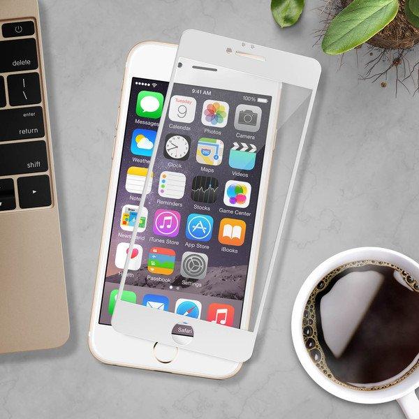 Avizar Panzerglas Folie iPhone 6+ / 6S+ Weiß