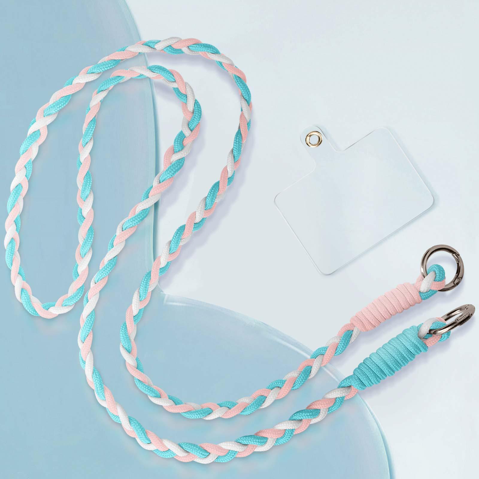 Avizar ConnectStyle Handykette Blau/ Rosa /Weiß