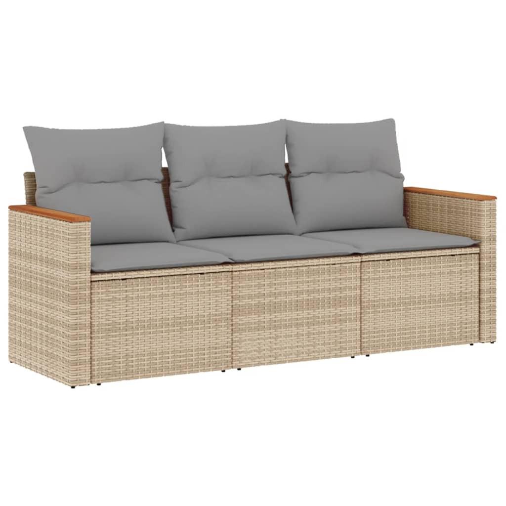 VidaXL Garten sofagarnitur poly-rattan