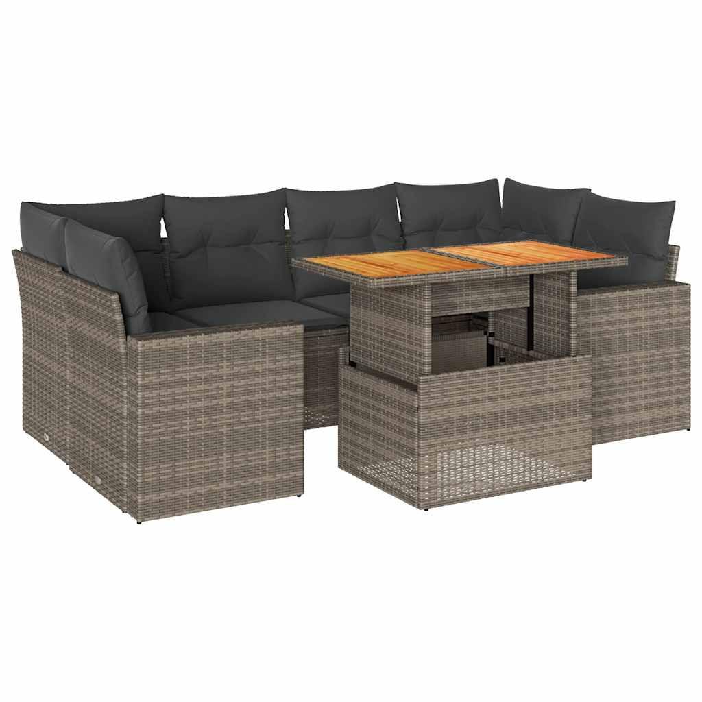 VidaXL Garten sofagarnitur poly-rattan