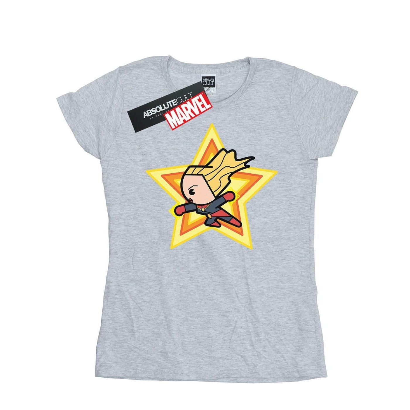 Captain Marvel Chibi Star T-Shirt