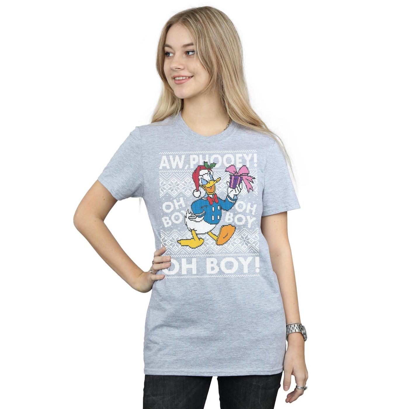 Disney Donald Duck Weihnachts-Print T-Shirt