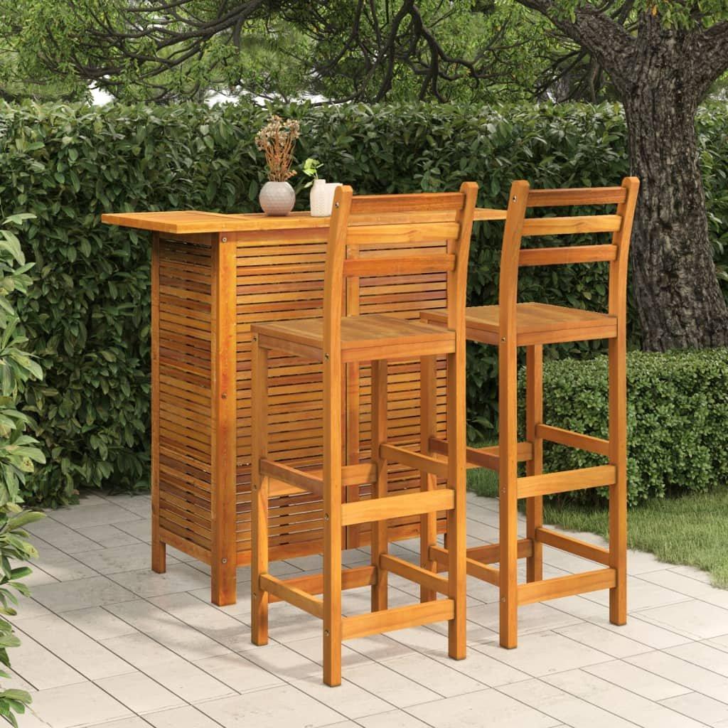 VidaXL Gartenbar-set akazienholz