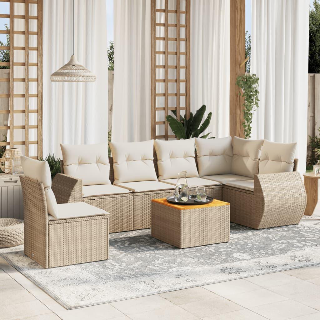 VidaXL Garten sofagarnitur poly-rattan