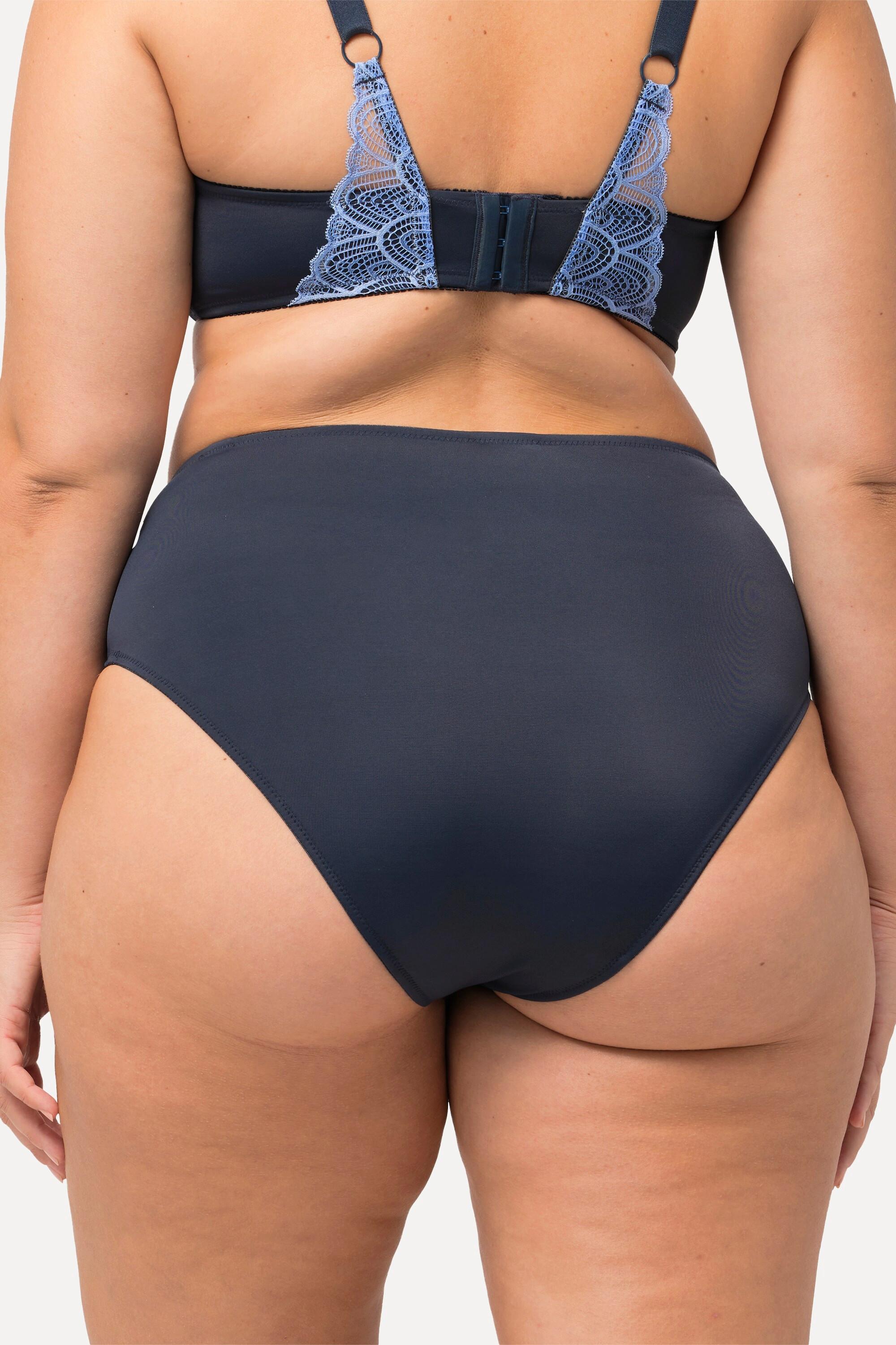 Ulla Popken Midislip, Spitzenbänder, Mikrofaser