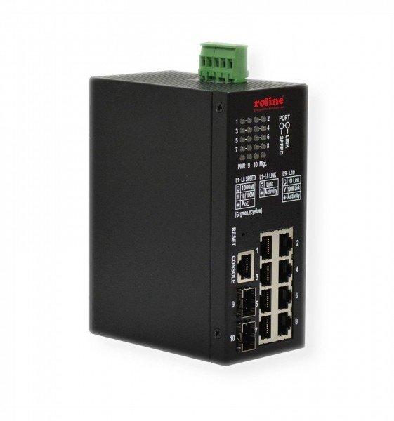 Roline Industrial 10x Gigabit Ethernet Switch