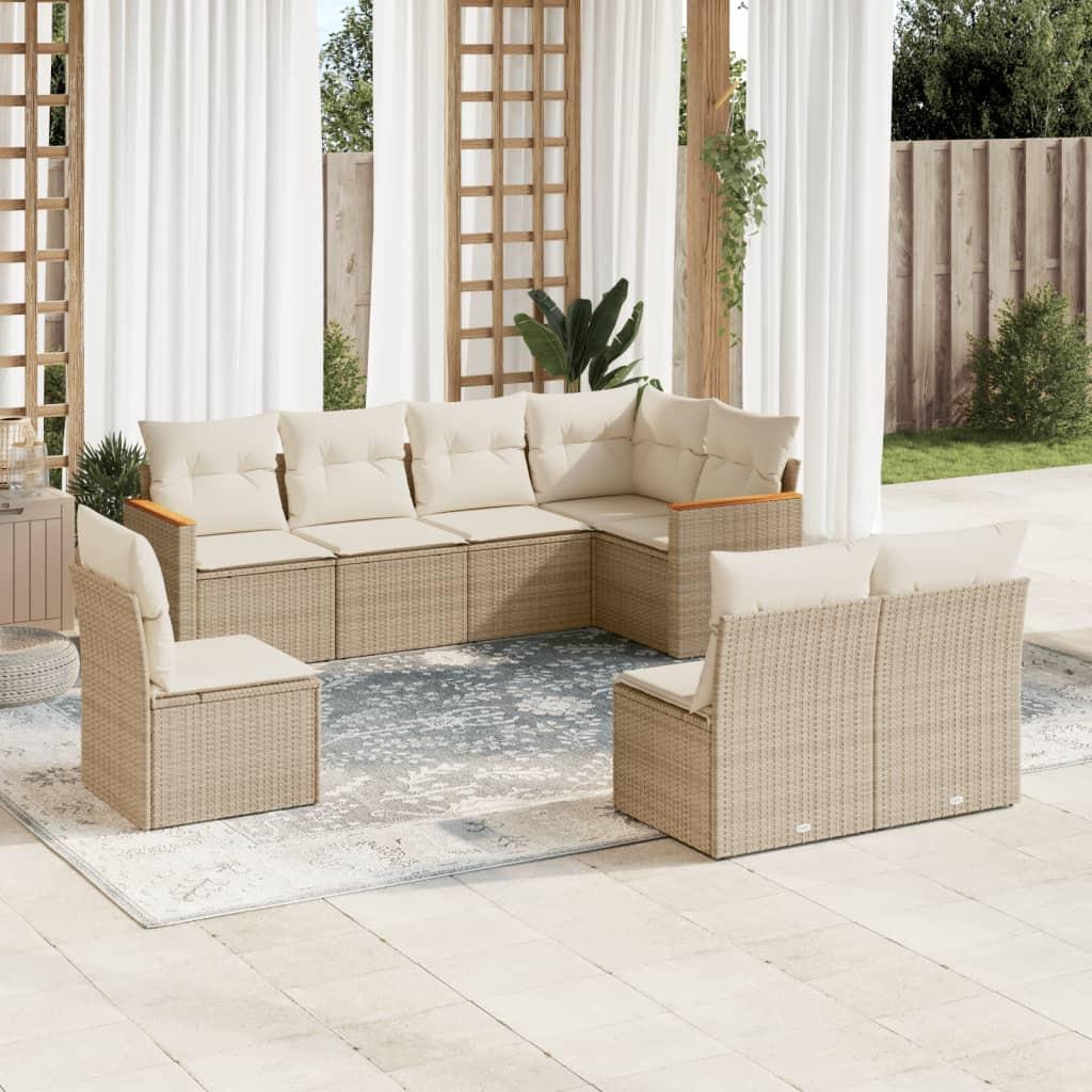 VidaXL Garten sofagarnitur poly-rattan
