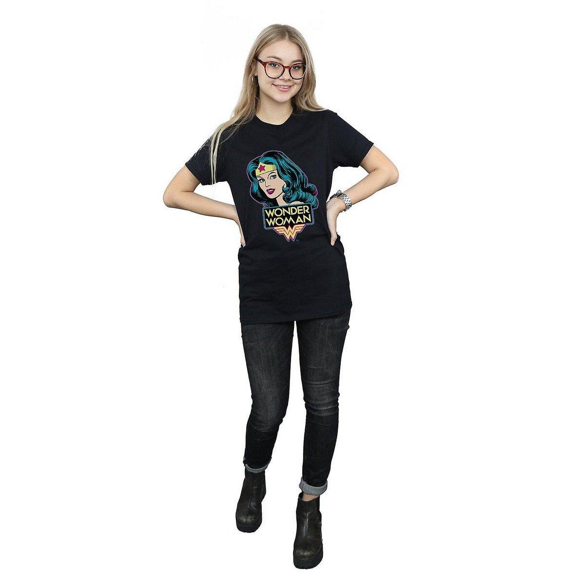 Wonder Woman Wonder Woman Neon Logo T-Shirt