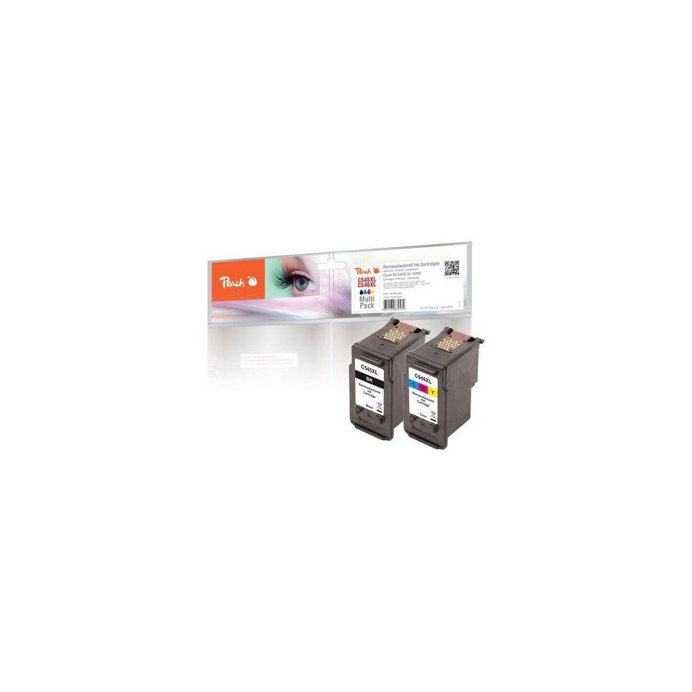 Peach Tintenset Canon PG-545XL CL-546XL BK, C, M, Y