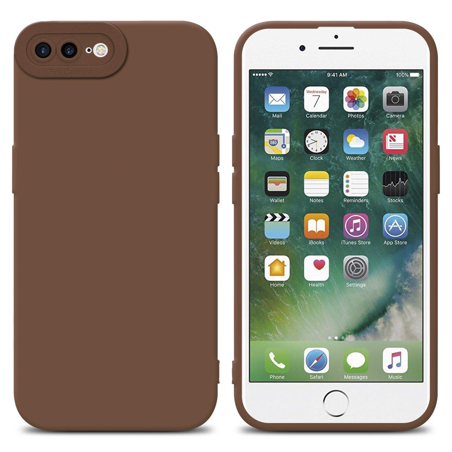 Cadorabo Hülle für Apple iPhone 7 PLUS 7S PLUS 8 PLUS TPU Silikon