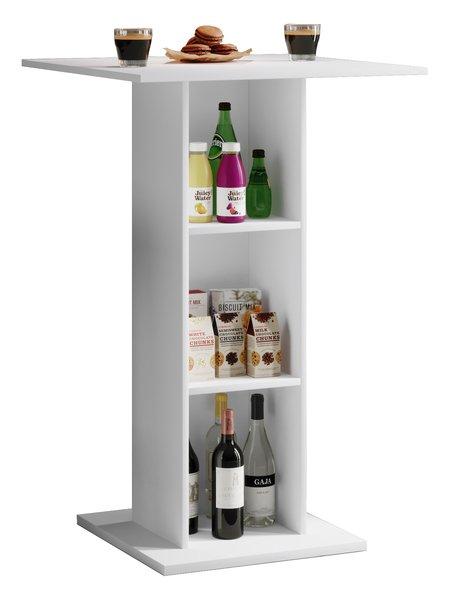 VCM Holz Bartisch Tresen Stehtisch Bistrotisch Bartresen hoher Tisch Standos