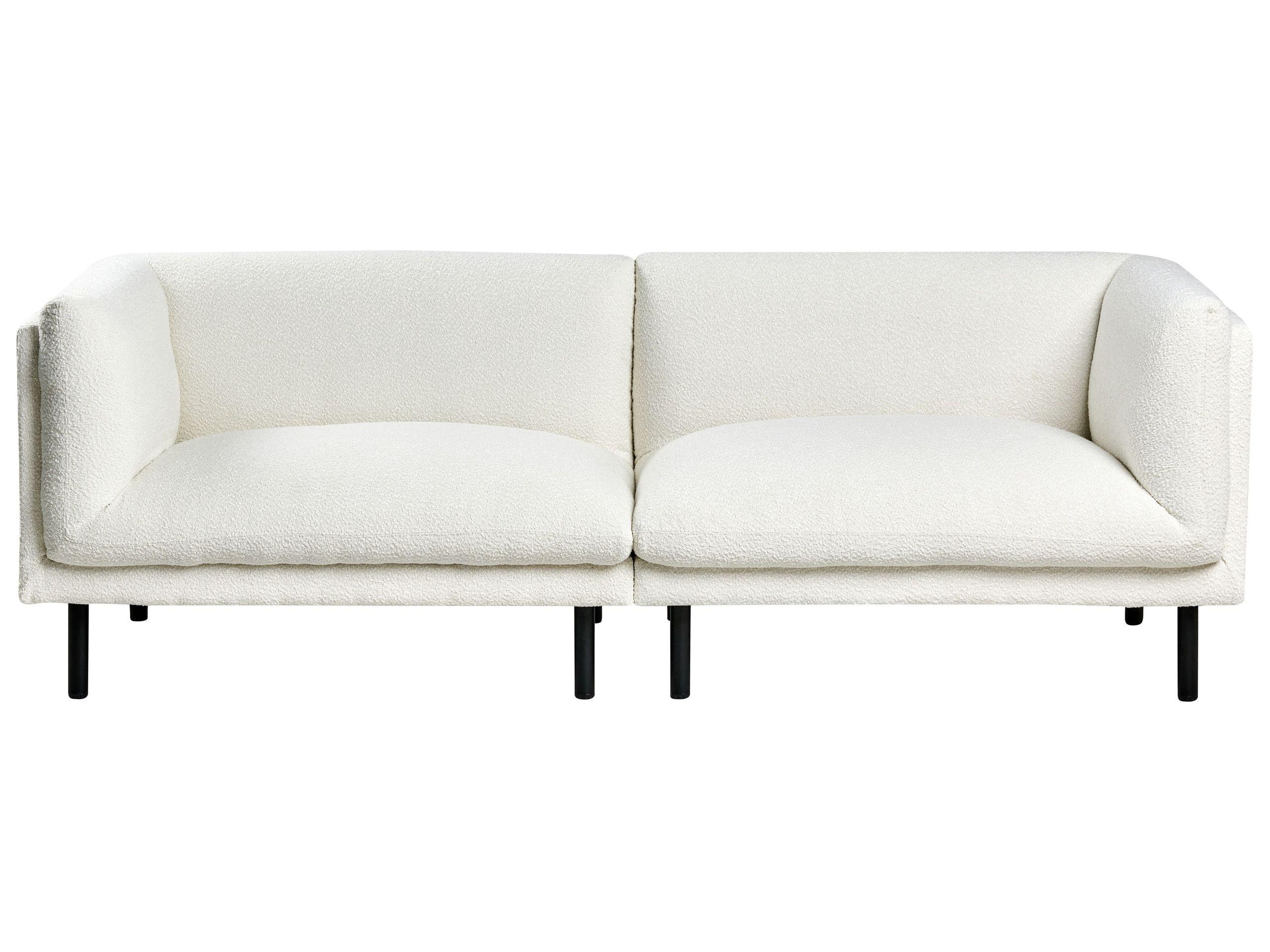 Beliani 3 Sitzer Sofa aus Bouclé Landhausstil VORGOD