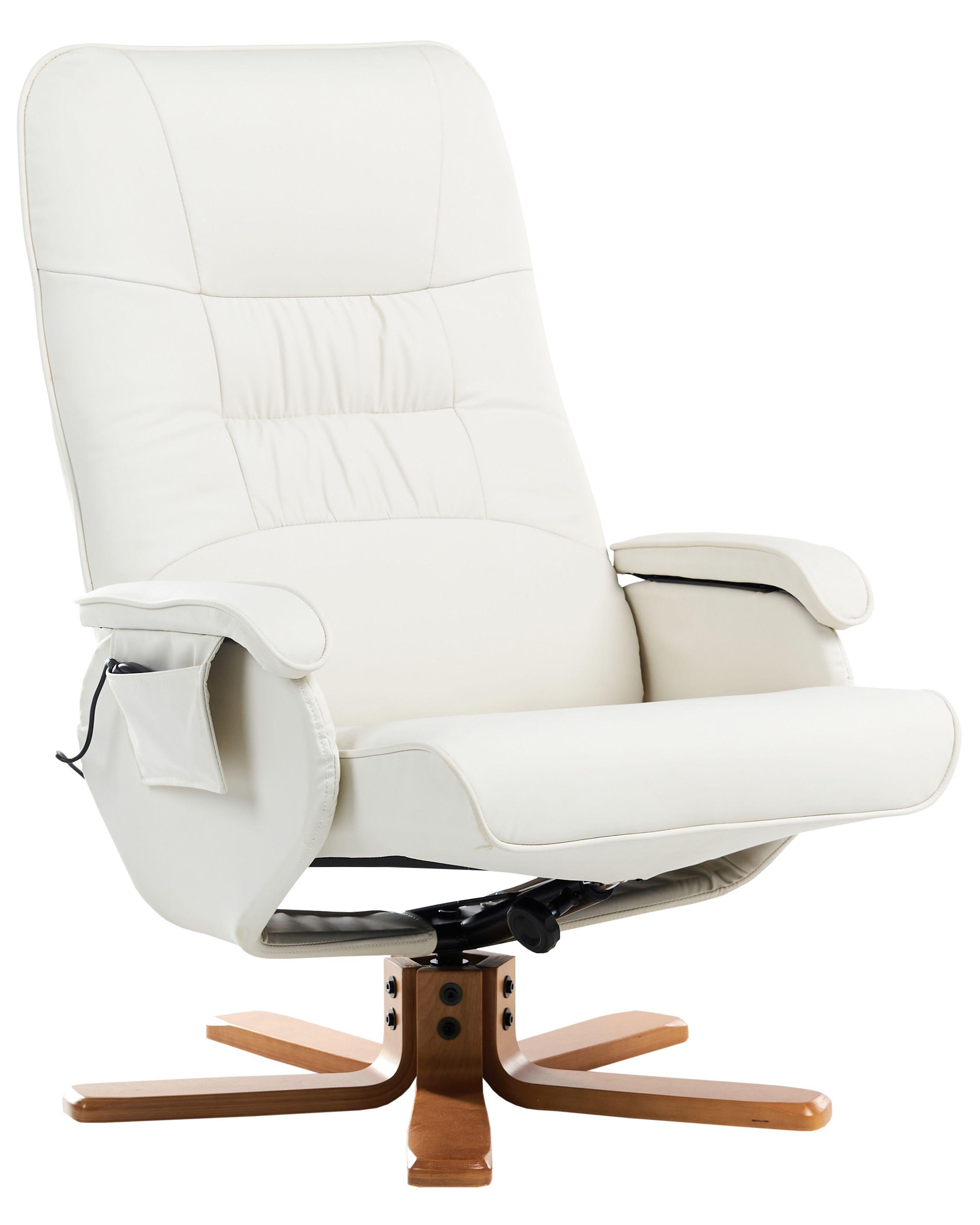 Beliani Massagestuhl aus Kunstleder Retro RELAXPRO