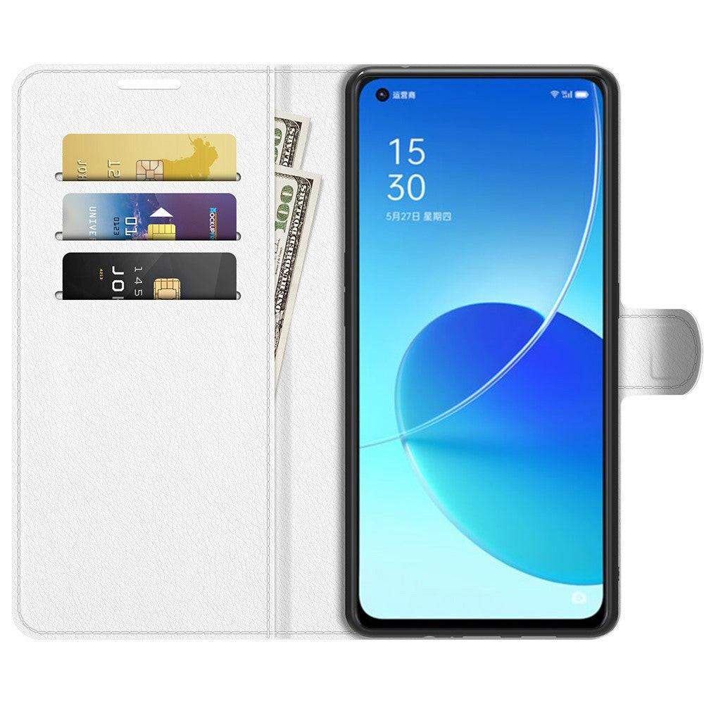 Cover-Discount OPPO Reno6 - Leder Etui Hülle