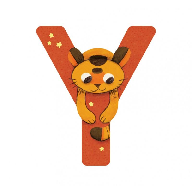 Moulin Roty Holzbuchstaben Y orange L'alphabet