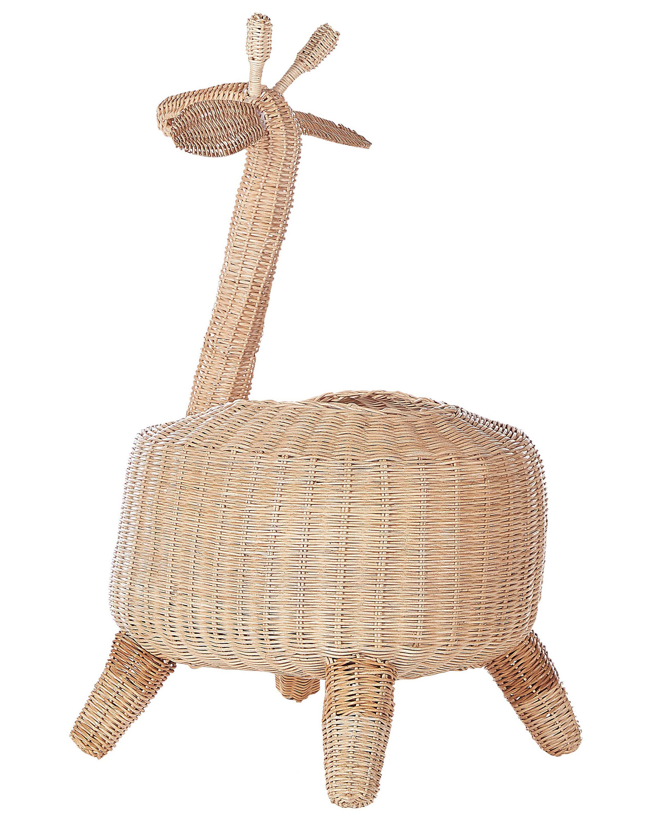 Beliani Korb aus Rattan Boho HAINAN