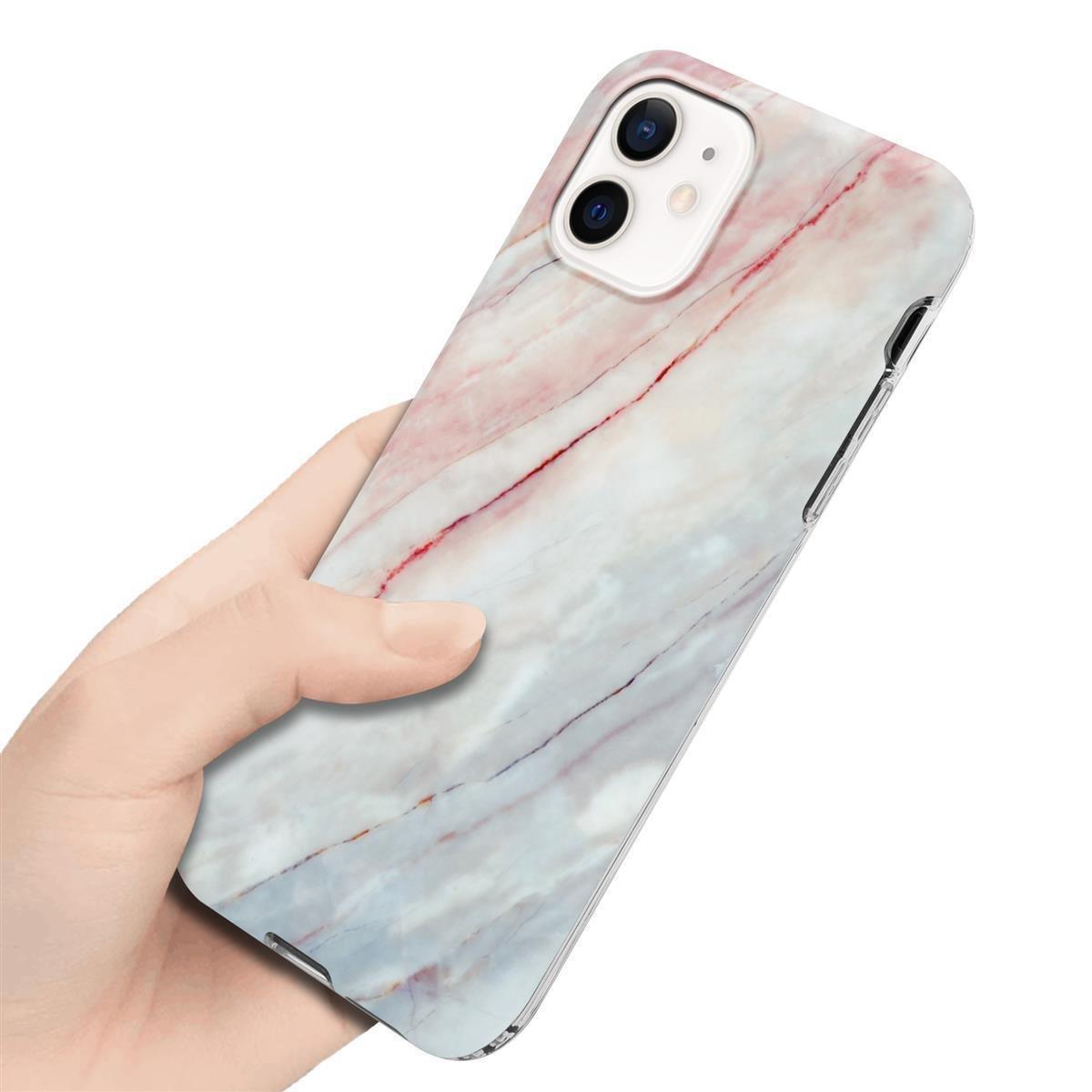 Cadorabo Hülle für Apple iPhone 12 PRO MAX aus TPU Silikon mit Muster Mosaik