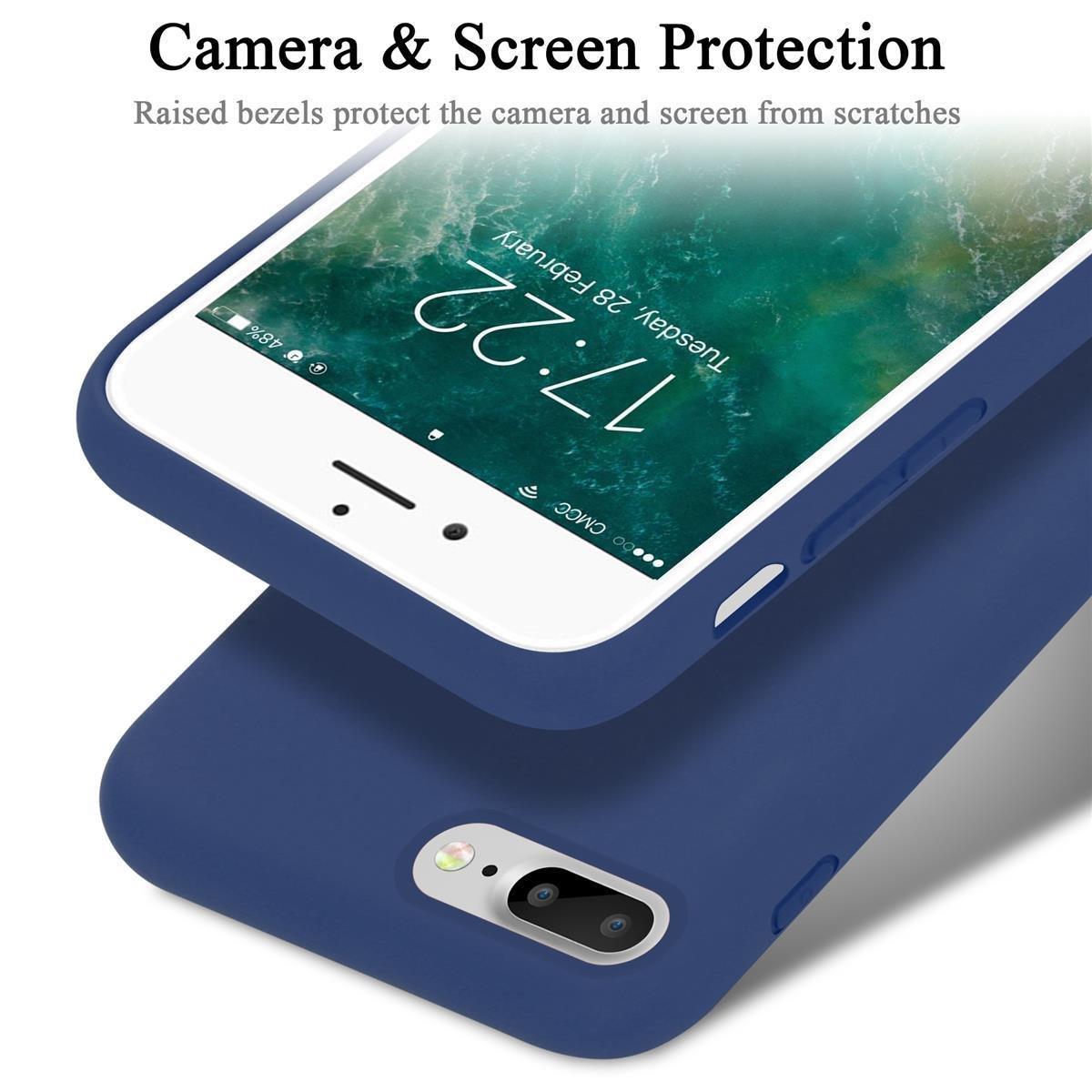 Cadorabo Hülle für Apple iPhone 7 PLUS 7S PLUS 8 PLUS TPU Silikon Liquid