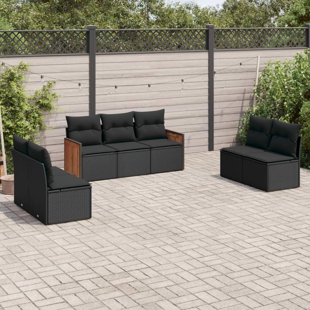 VidaXL Garten sofagarnitur poly-rattan