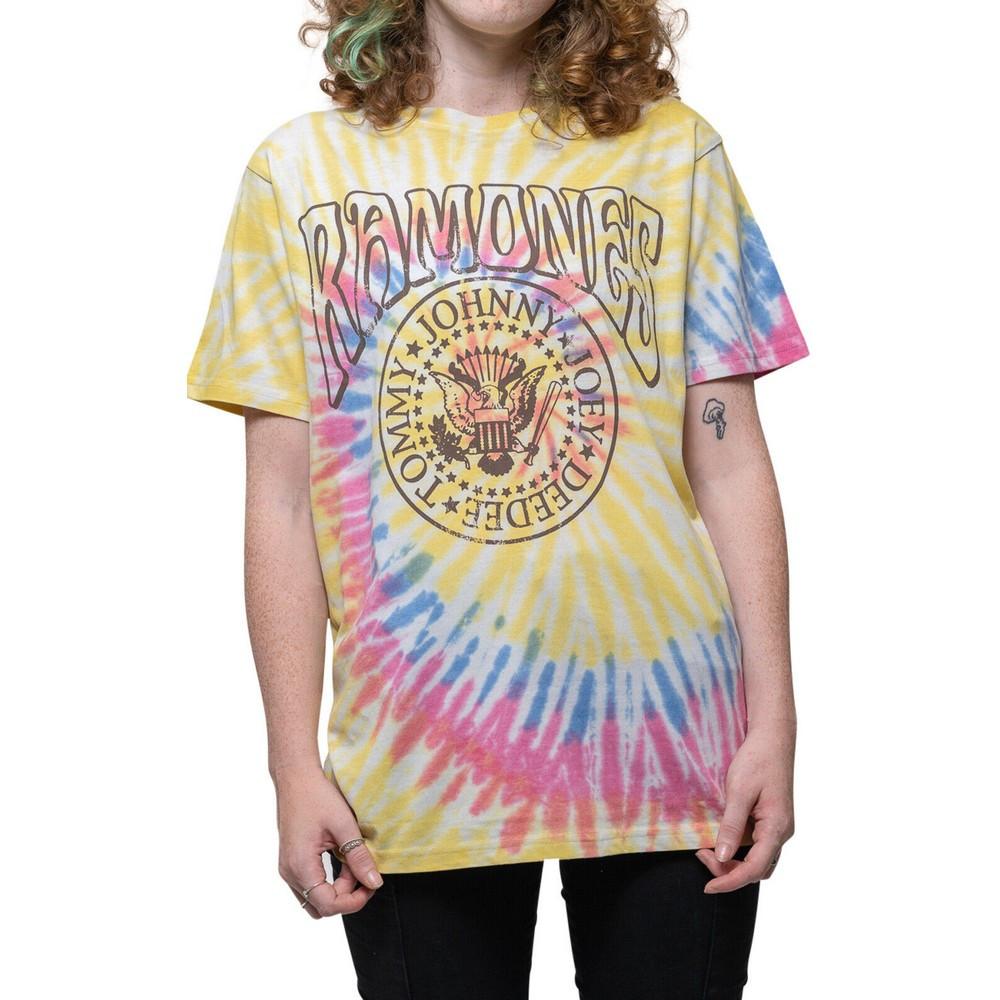 Ramones Psych Seehund Wappen Grafik T-Shirt