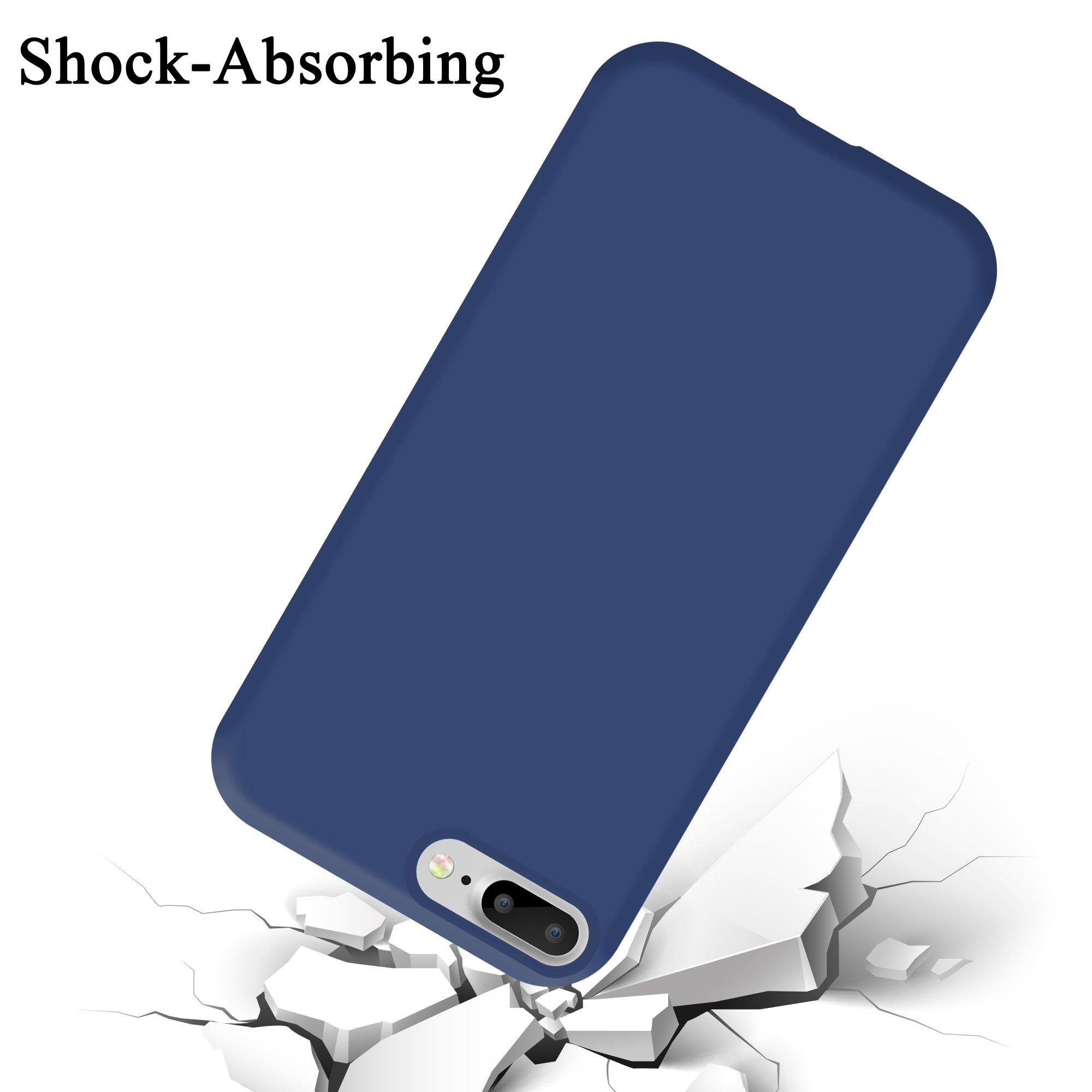Cadorabo Hülle für Apple iPhone 7 PLUS 7S PLUS 8 PLUS TPU Silikon Liquid