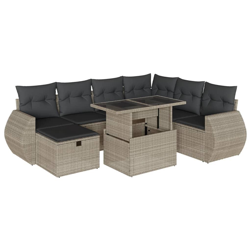 VidaXL Garten sofagarnitur poly-rattan
