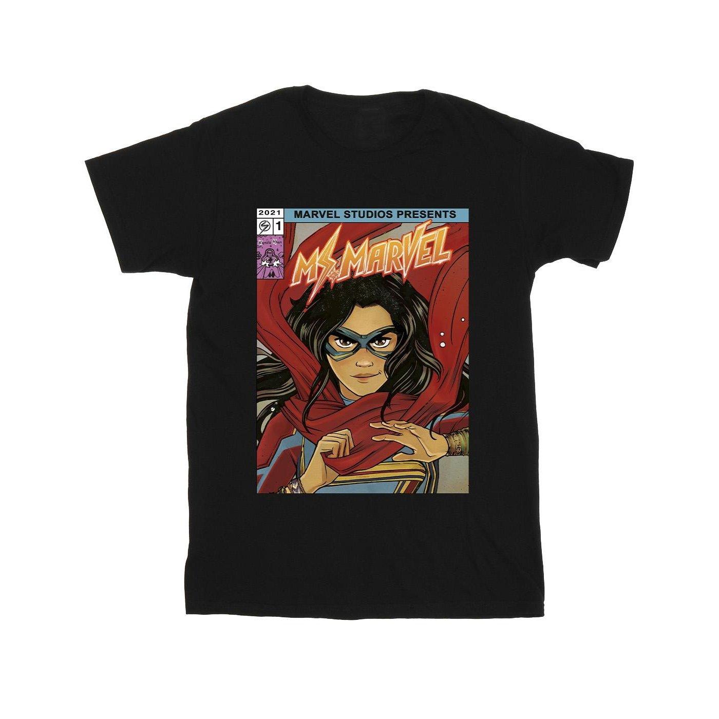 MARVEL Ms Comic Cover Print T-Shirt