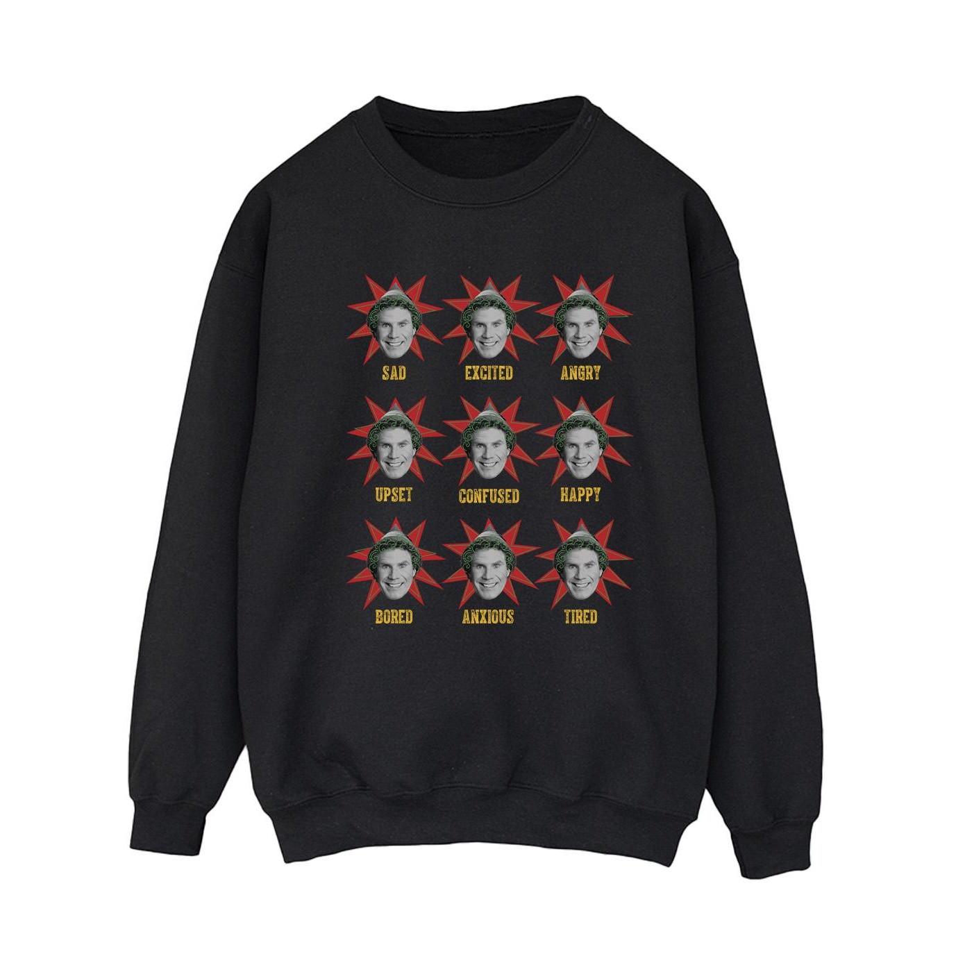 Elf Many Moods Of Buddy Sweatshirt