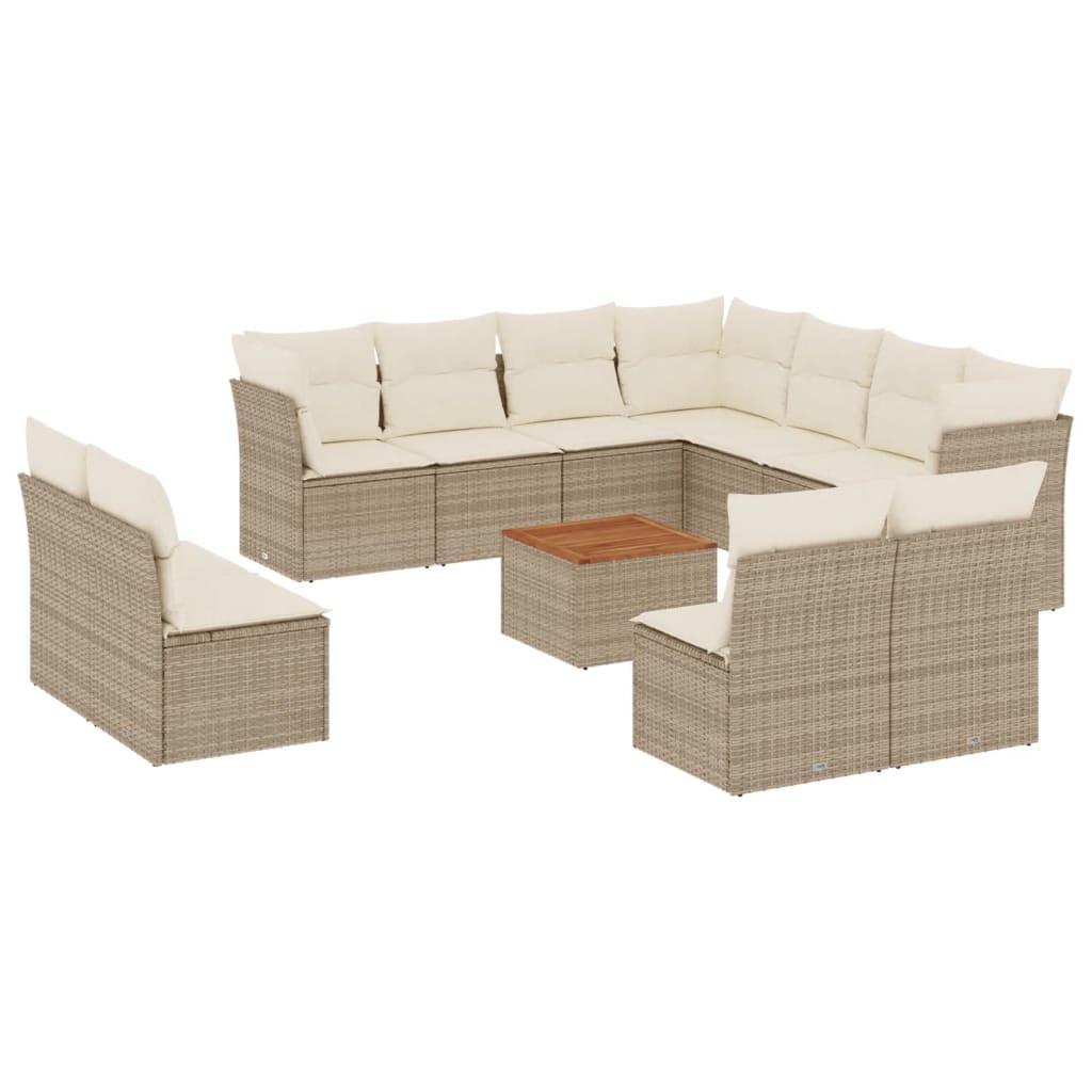 VidaXL Garten sofagarnitur poly-rattan