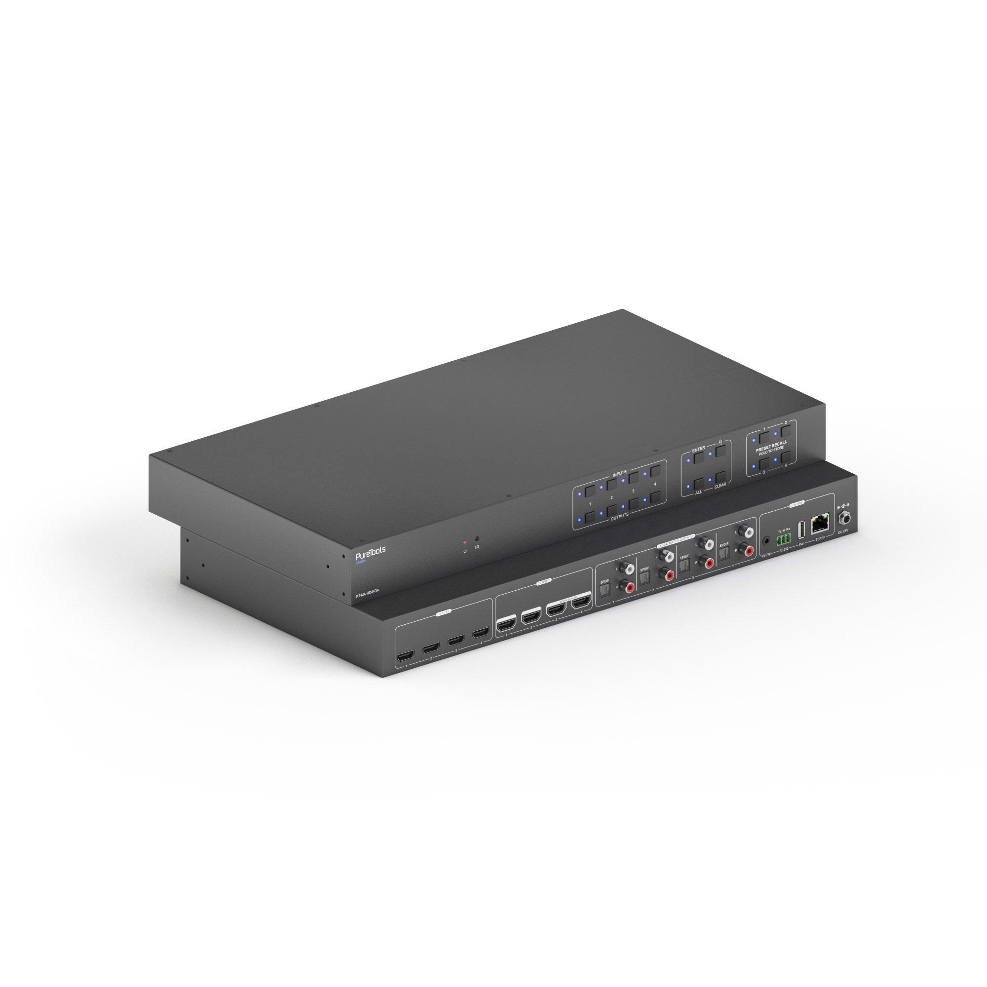 PureLink PureLink PT-MA-HD44DA Matrixschalter Skalierungs-Matrix-Schalter 18,3 W