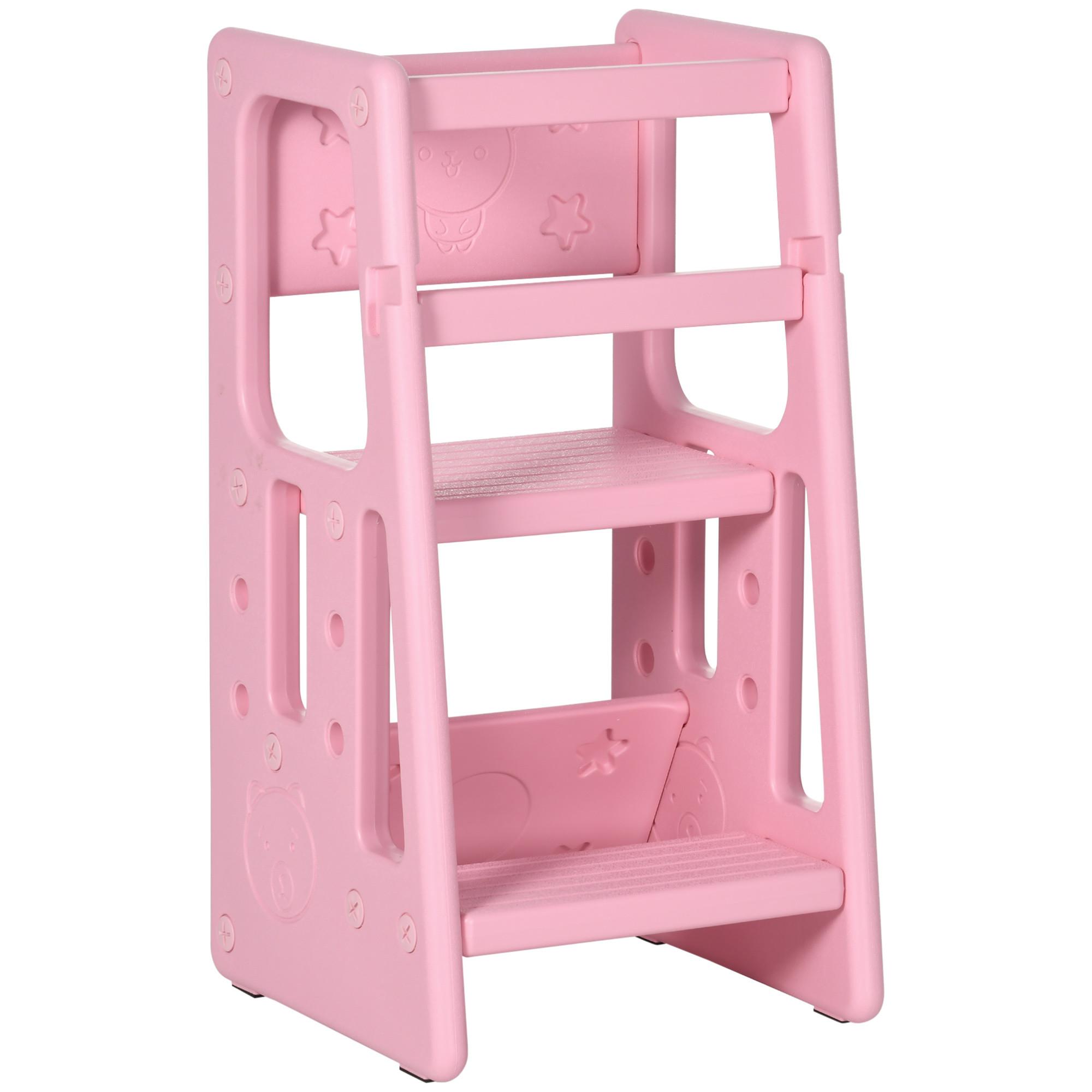HOMCOM Lernturm Kinder-Tritthocker