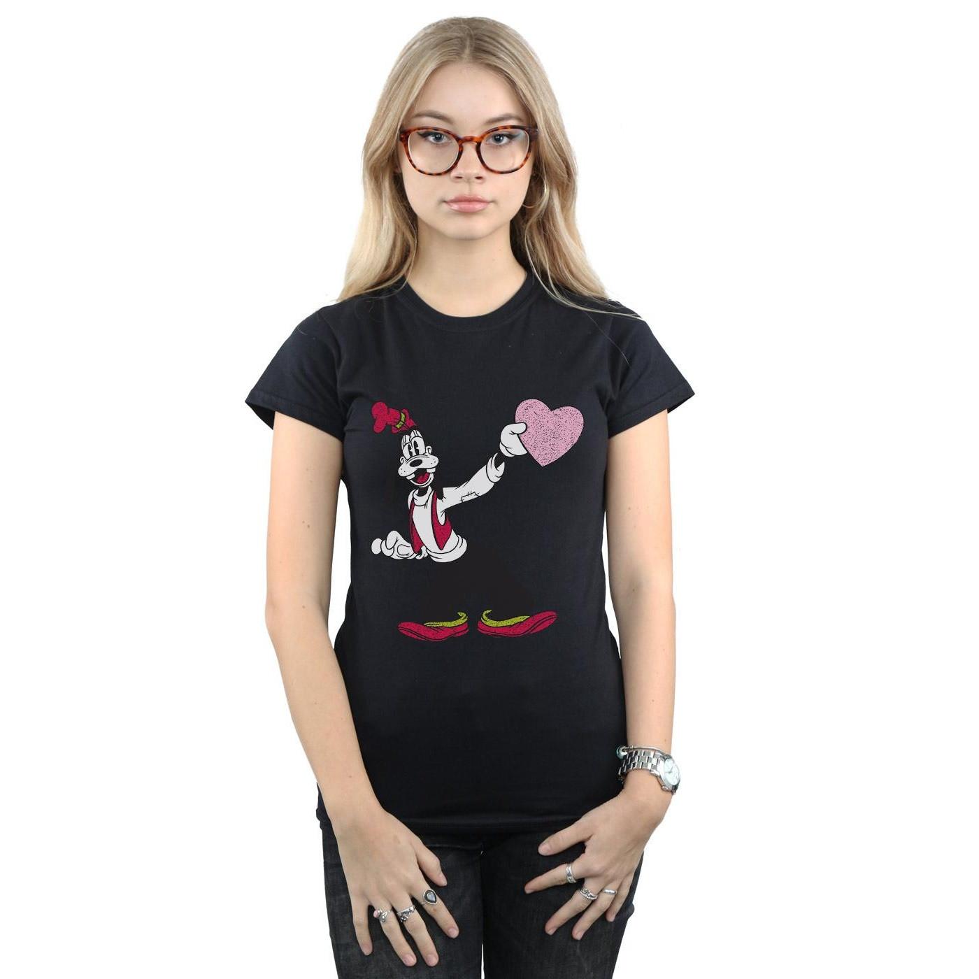 Disney Goofy Herz Print T-Shirt