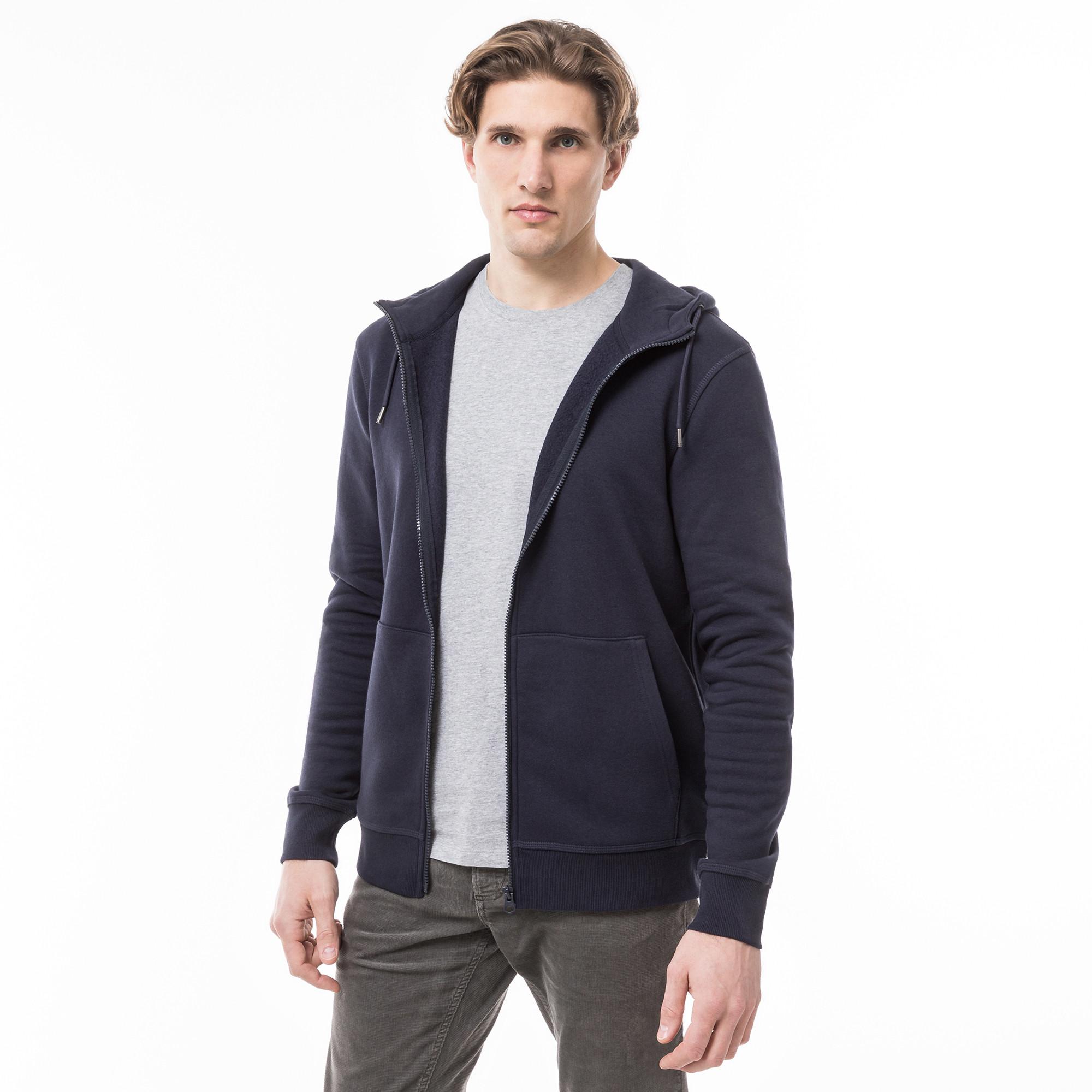 Manor Man Sweatjacke mit Kapuze