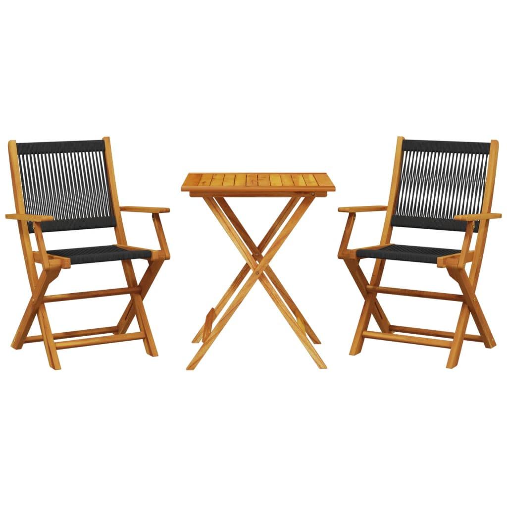 VidaXL Bistro set akazienholz