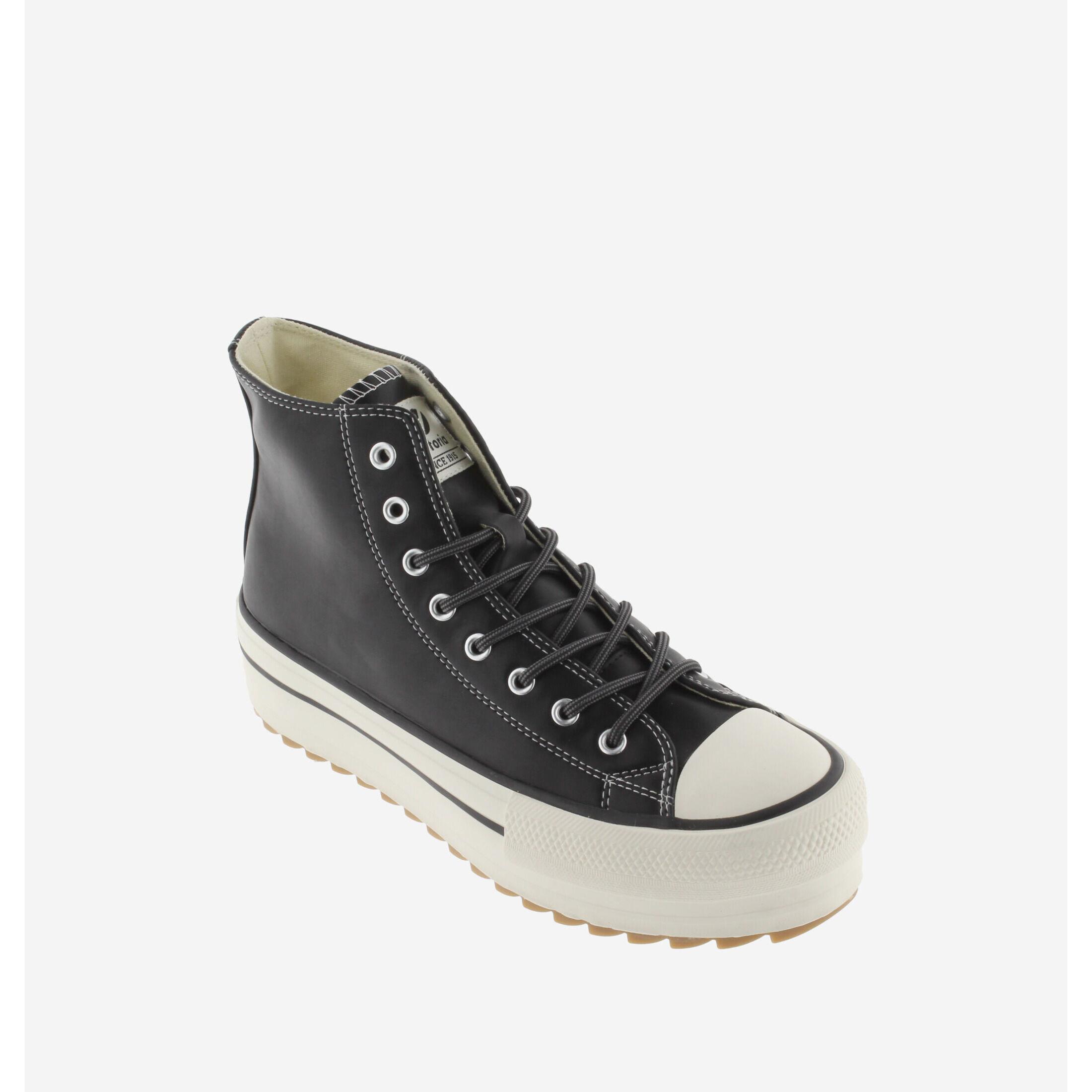 Victoria sneakers montantes damen double faux cuir tribu sierra