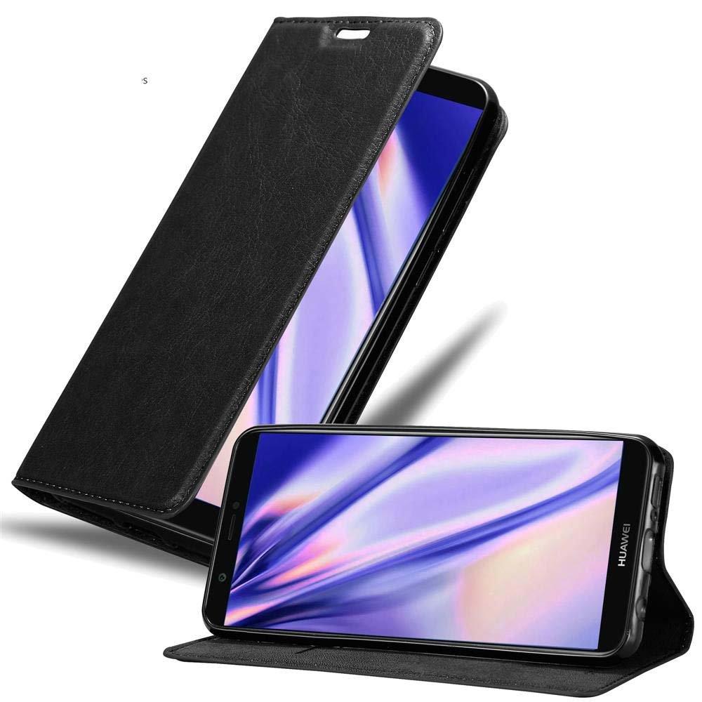 Cadorabo Hülle für Huawei P SMART 2018 / Enjoy 7S Magnetverschluss, Kartenfach