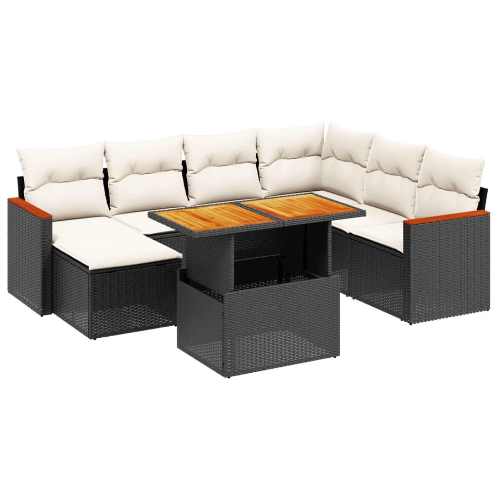 VidaXL Garten sofagarnitur poly-rattan