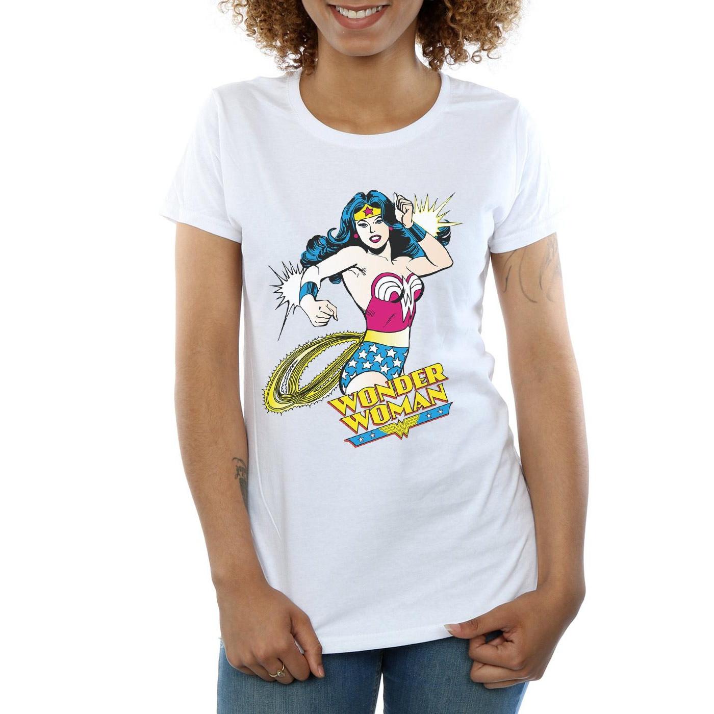 Wonder Woman Wonder Woman Lasso Logo Print T-Shirt