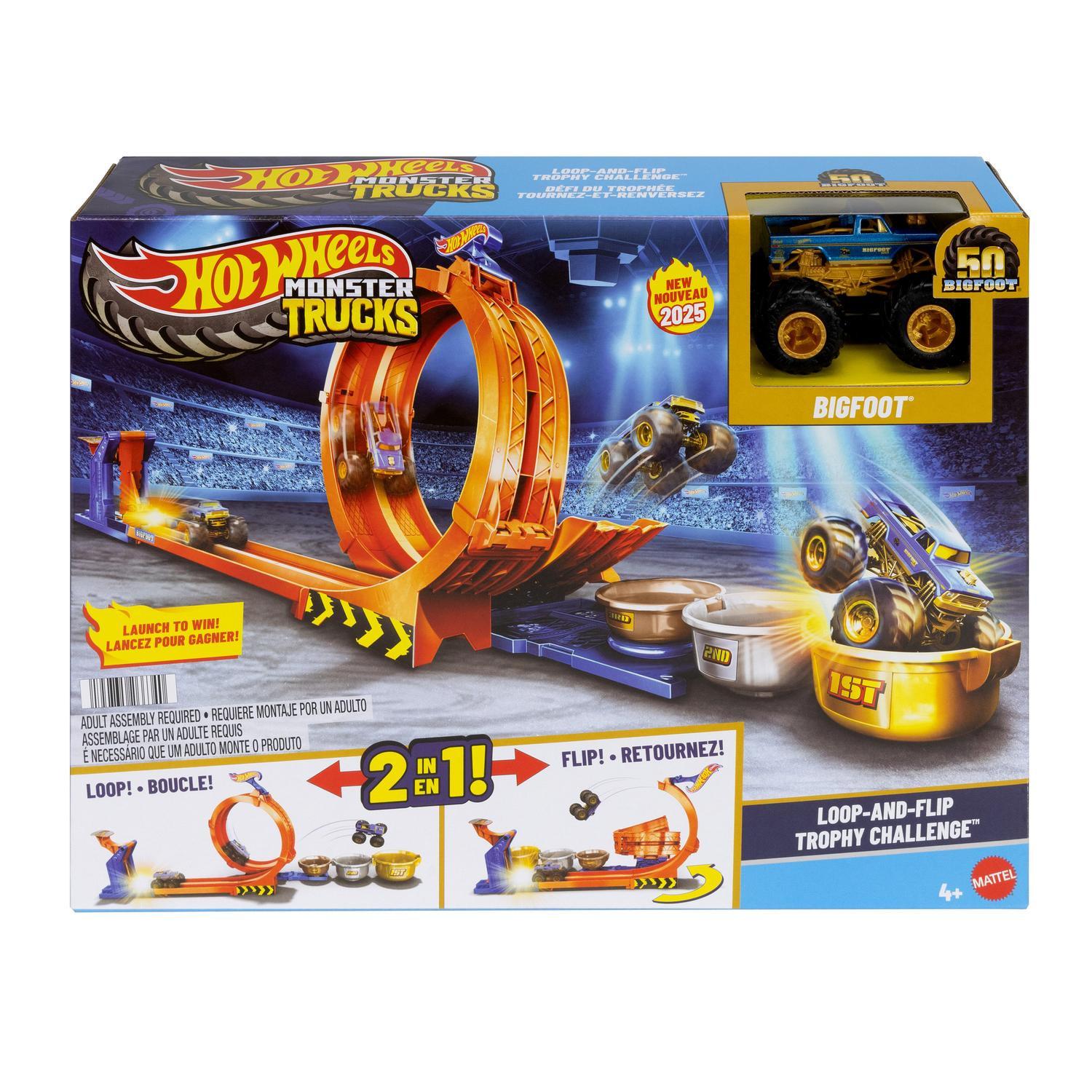 Hot Wheels Monster Trucks Loop & Flip Bigfoot (1:64)