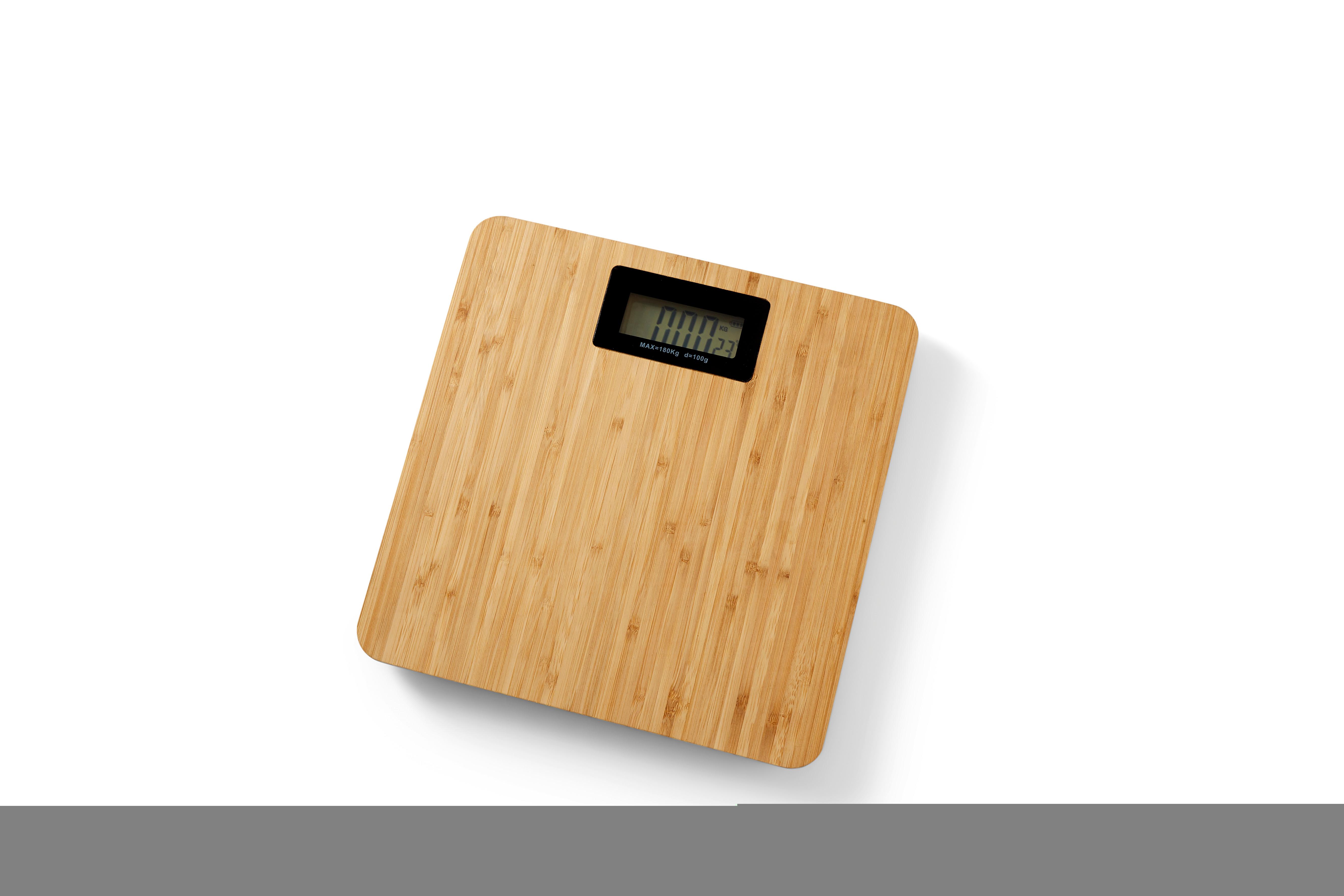 SCHOU Personenwaage Bambus