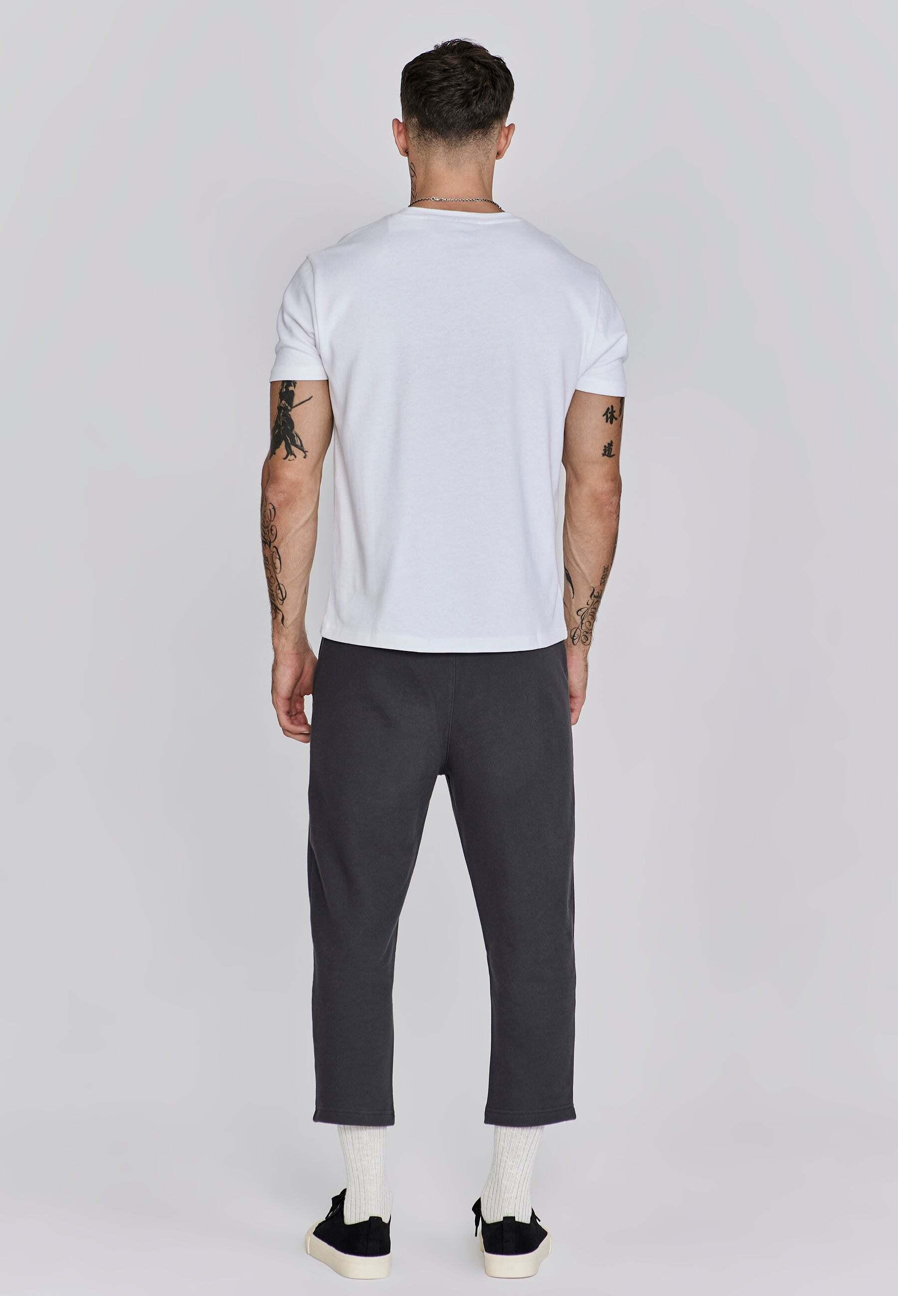 Sik Silk Relaxed Fit T-Shirt mit gedrucktem Logo