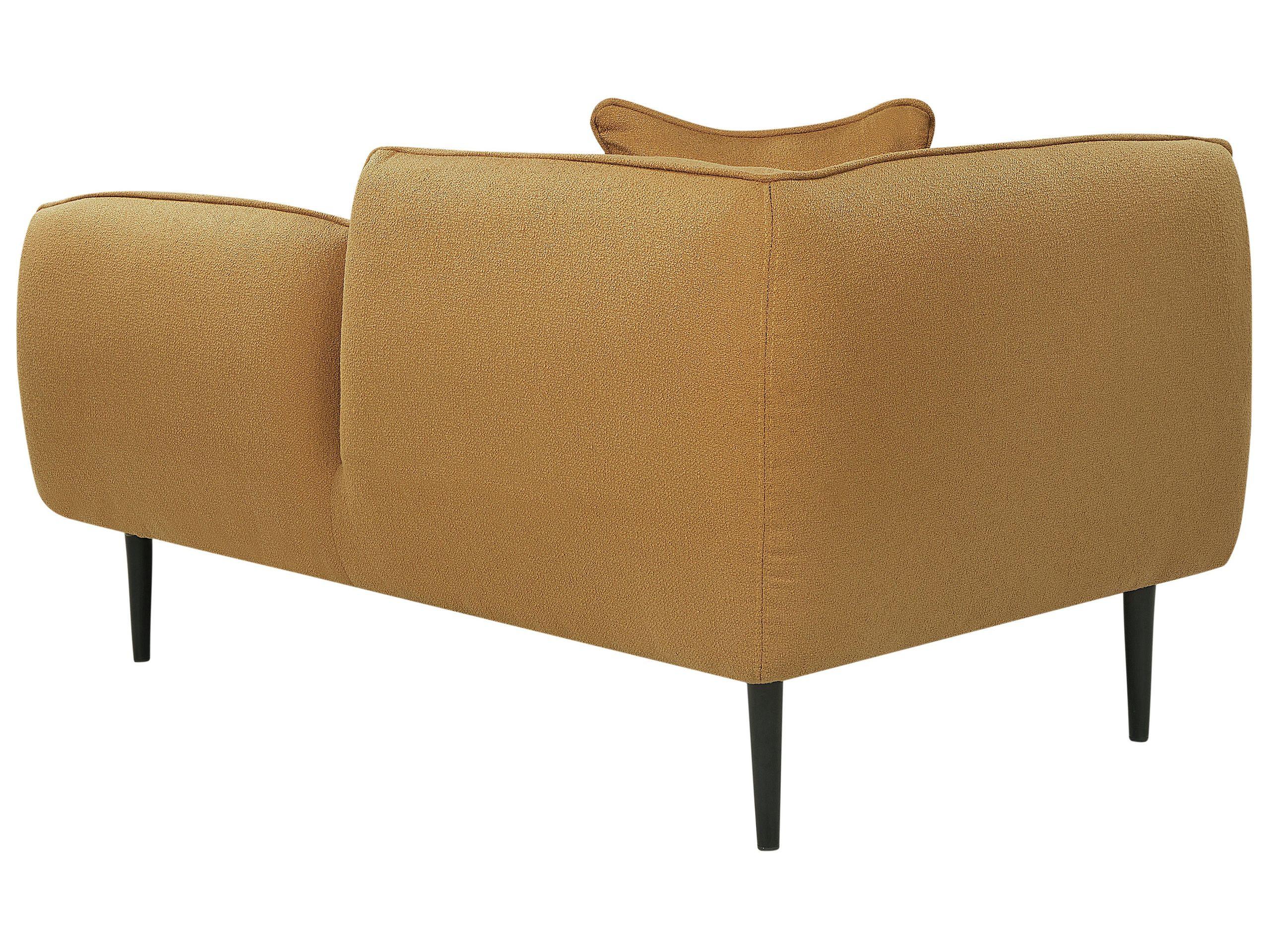 Beliani Linksseitige Chaiselounge aus Bouclé Modern CHEVANNES
