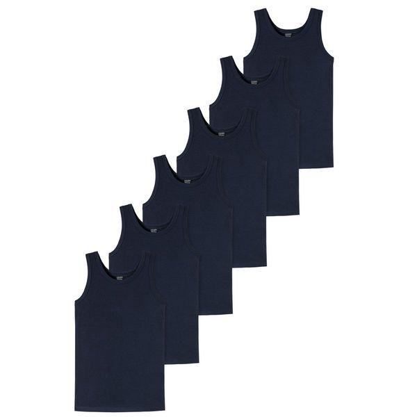 Schiesser 6er Pack Teens Boys - 95/5 Organic Cotton - Unterhemd
