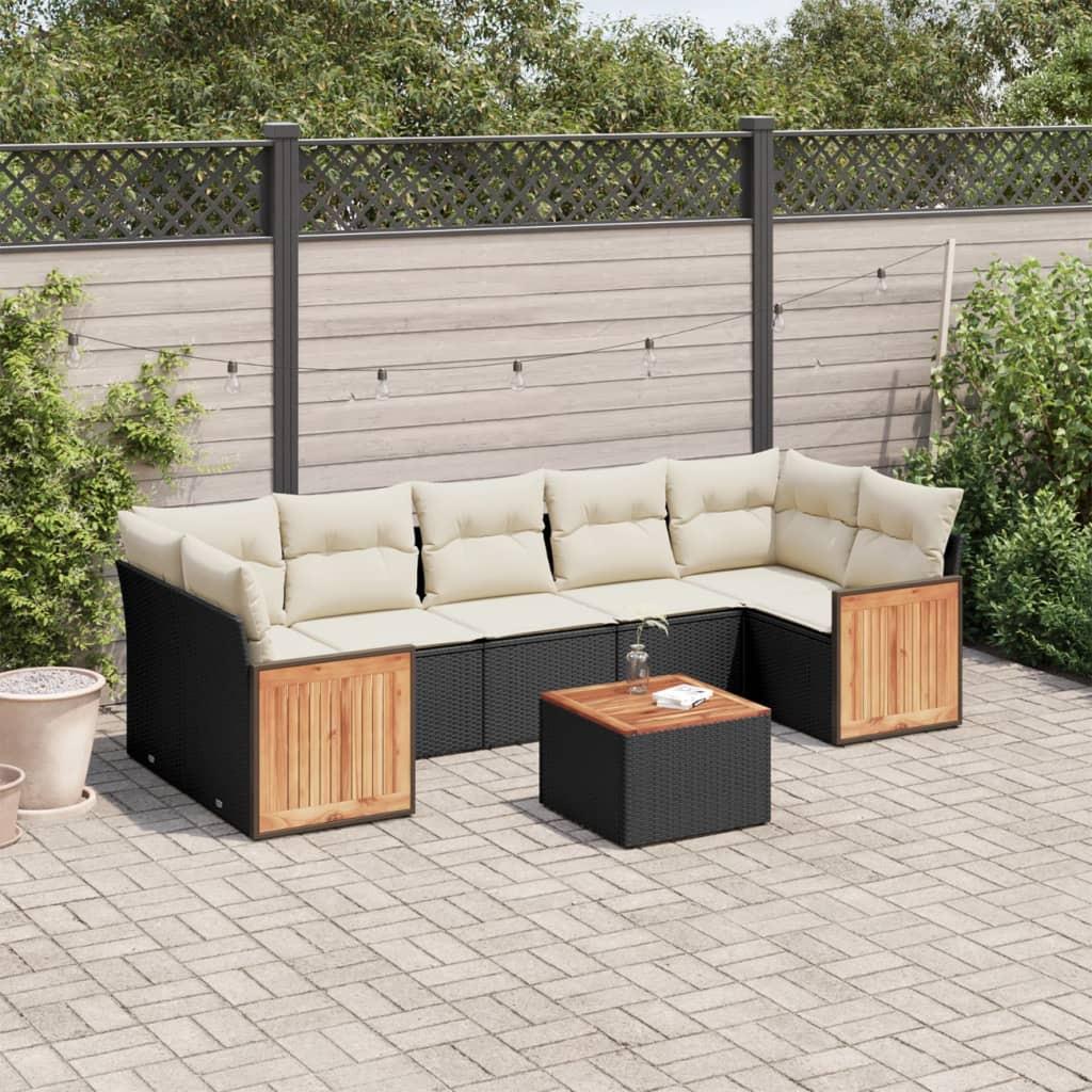 VidaXL Garten sofagarnitur poly-rattan