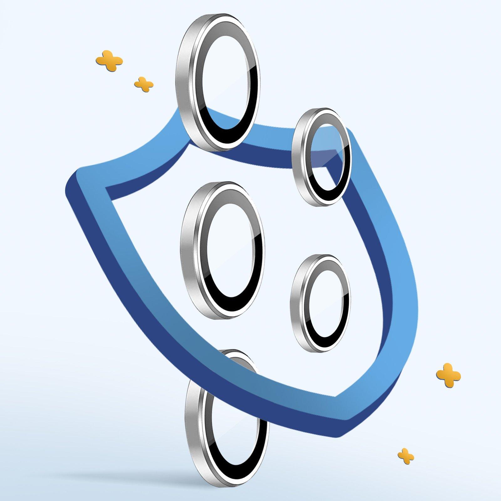 Avizar Kamera-Folie Samsung S23 Ultra Silber