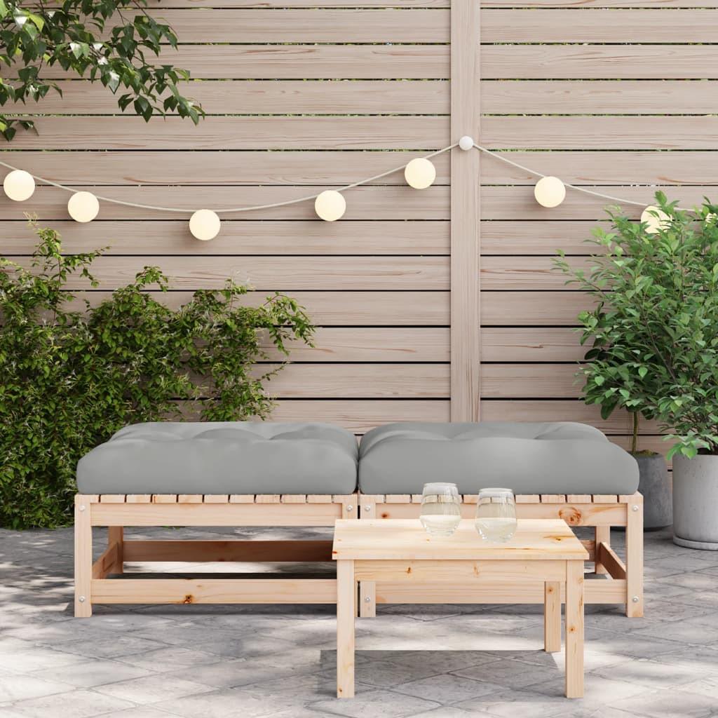 VidaXL Gartenhocker kiefernholz