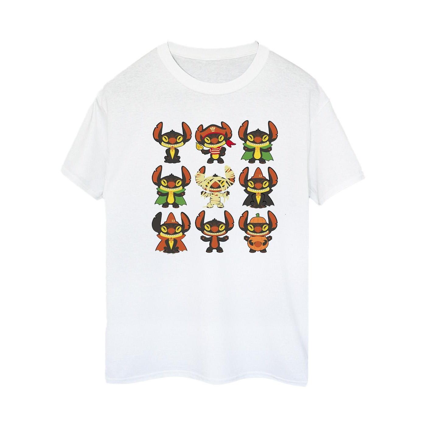Disney Stitch Halloween Charakter Print T-Shirt
