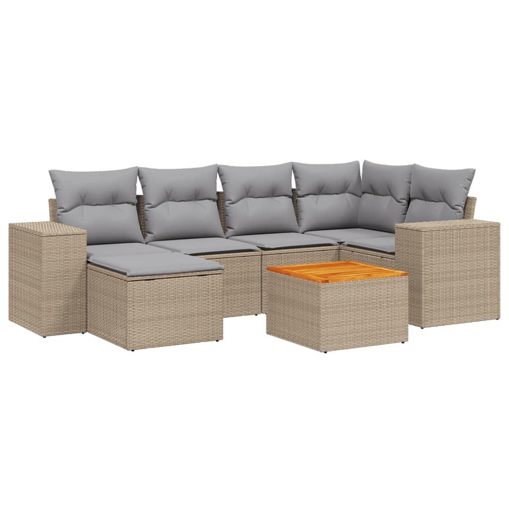 VidaXL Garten sofagarnitur poly-rattan
