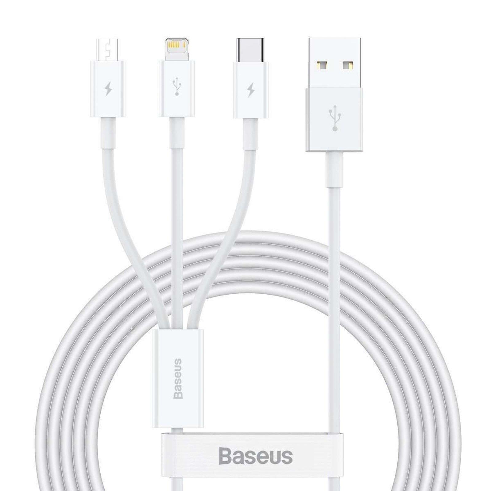 Baseus 3-in-1-Kabel, USB 1,5 Meter - Baseus